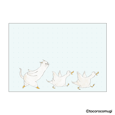 しっかり貼れるピタふせん L（厚口タイプ）／トコロコムギ 猛ダッシュ