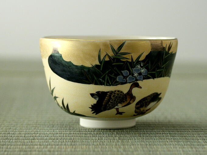 NIJO Castle KANO] ROGAN ZU (by Zenshoh Yamaoka) - JAPANESE GREEN