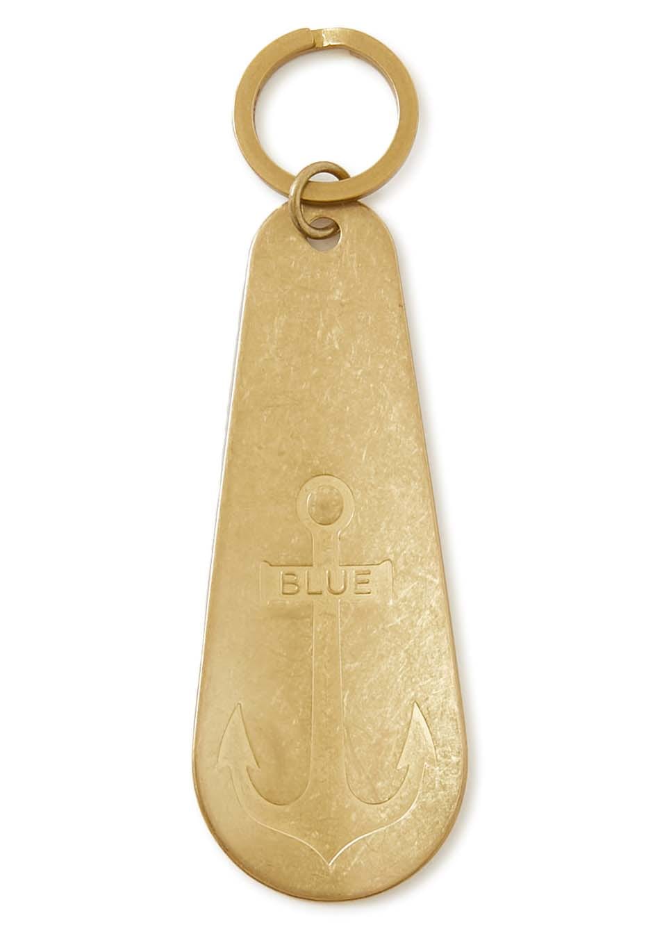 ANCHOR ロゴ ブラス シューホーン | BLUE BLUE | ハリウッドランチ