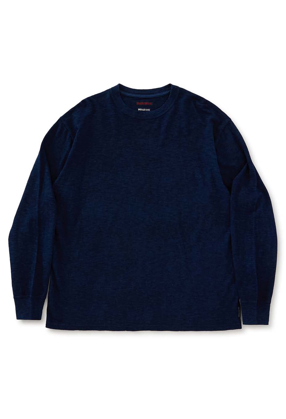 インディゴスラブテンジク ロングスリーブTシャツ | BLUE BLUE