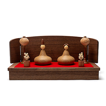 三浦木地のろくろ細工のひな人形：生活・くらし：百町森