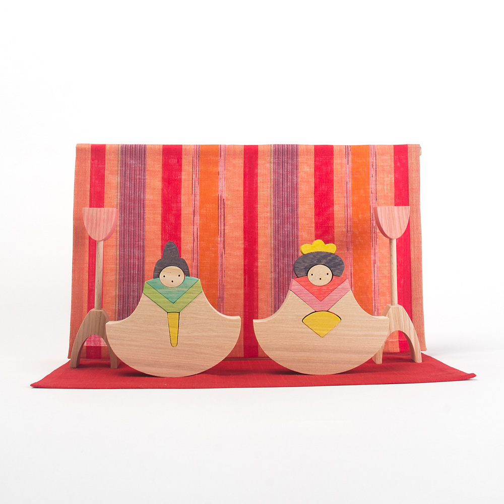 KH312 銀杏びな（大）（普通垂幕もうせん付）：生活・くらし：百町森