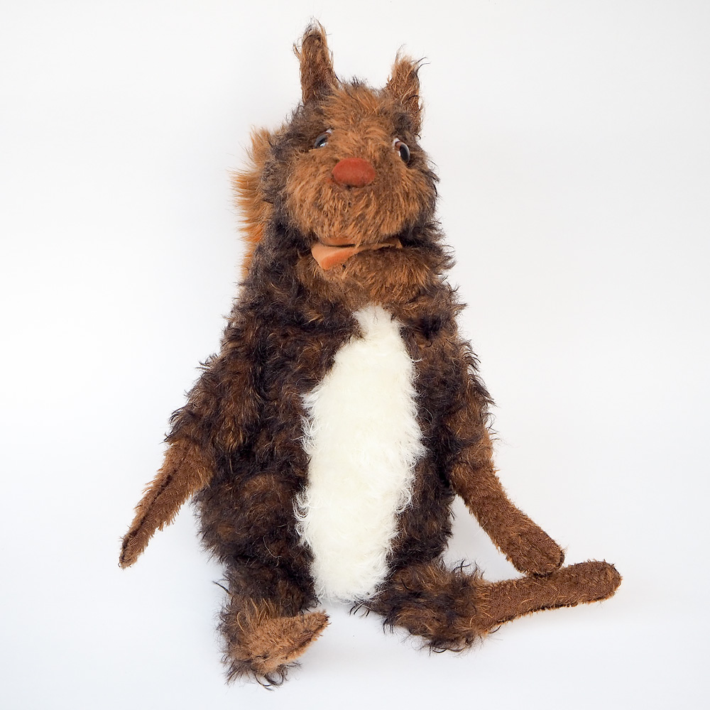 パペット フェリシタス／りす 濃茶：おもちゃ：百町森