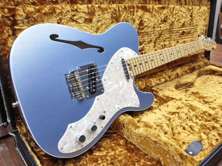 Fender USA American Elite Telecaster Thinline Mystic Ice Blue 中古