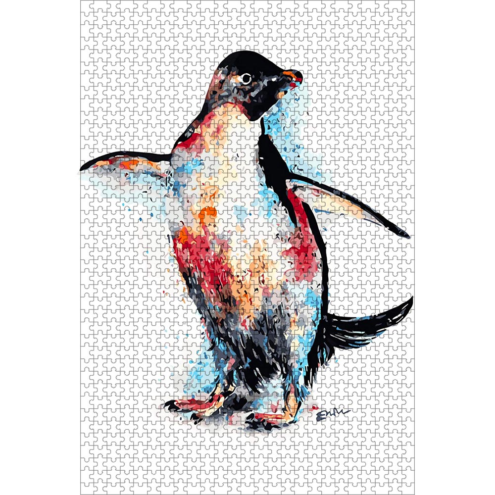 ジグソーパズル カラーペンギン 1000ピース 50×75cm | ジグソーパズル