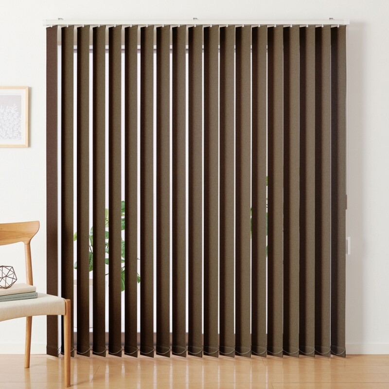 バーチカルブラインド-ラフィー- ブロンズブラウン A8709 ｜ジャスト