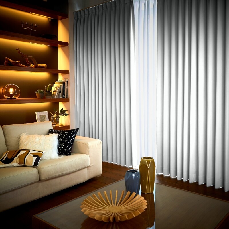 和 カーテン JF-94040R ホワイト ｜ジャストカーテン