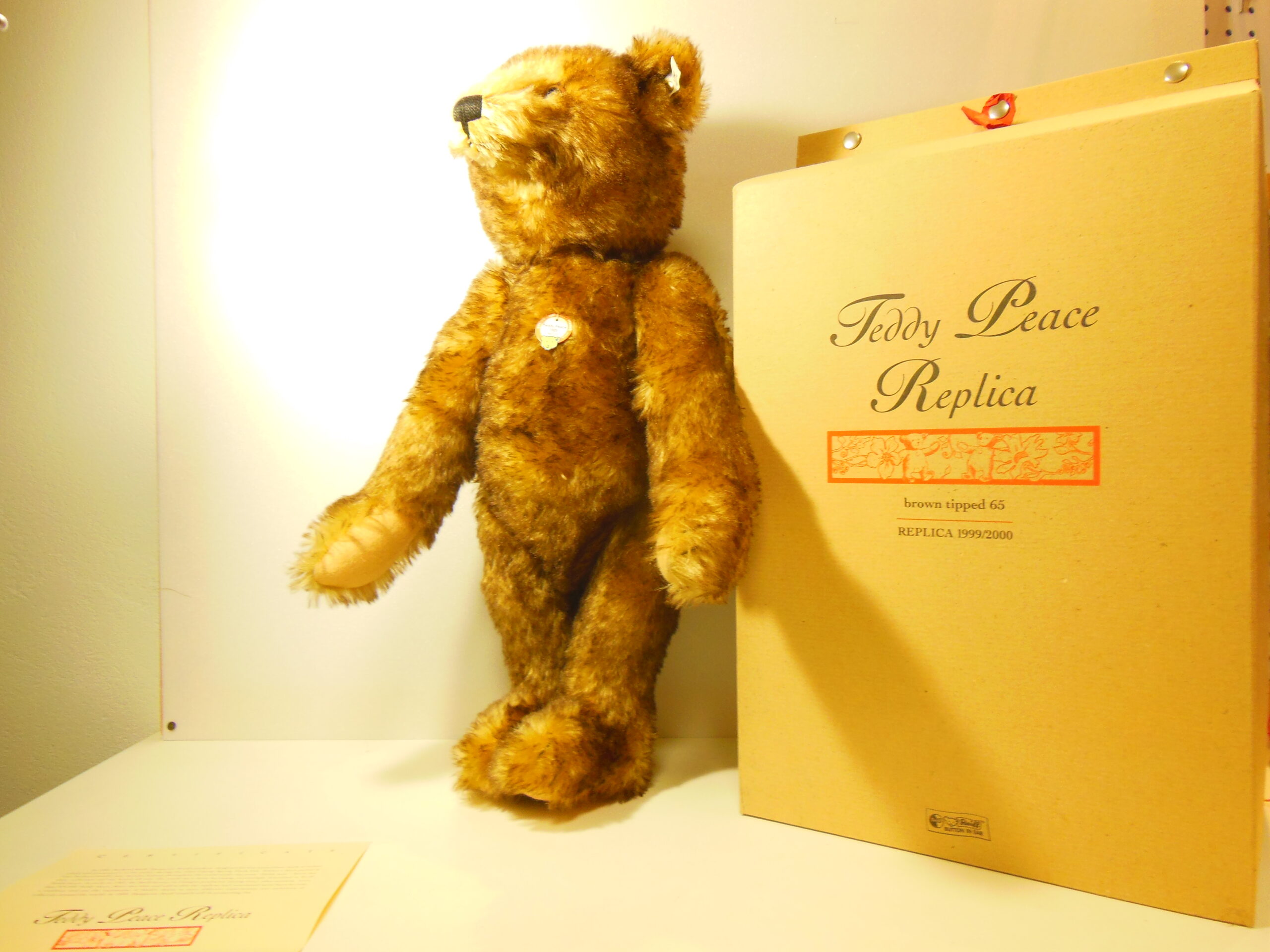 675249 OURS TEDDY PEACE 1925 REPLICA STEIFF - Jouets des 4D