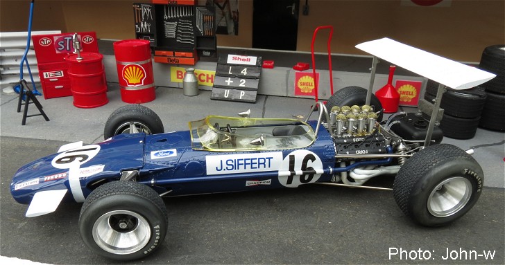 Lotus 49B, Jo Siffert, Germany 1968, MFH 1/20th - Racing