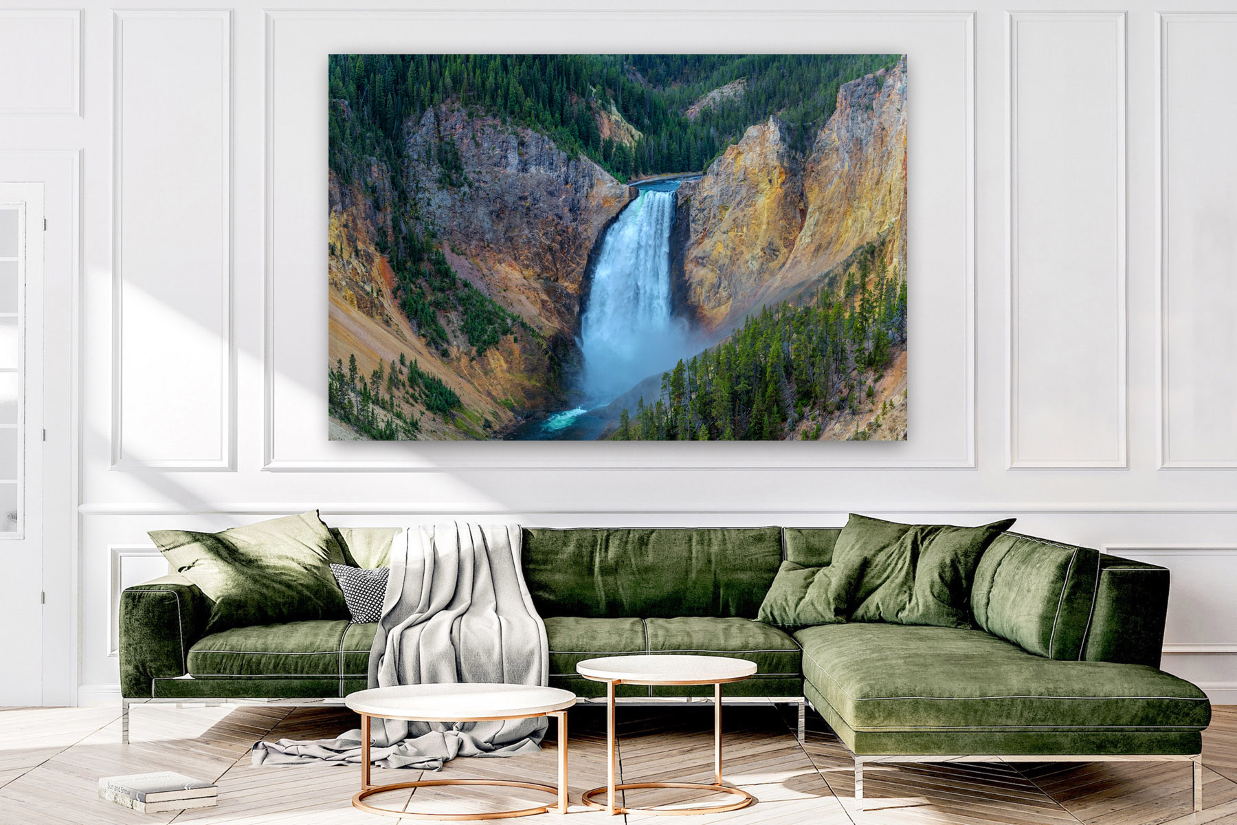 Yellowstone Falls Grand Canyon Of Yellowstone Fine Art Print