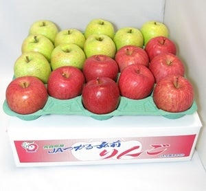 贈答用】サンふじ×王林約5kg（特A×特選16～20玉）JAつがる弘前