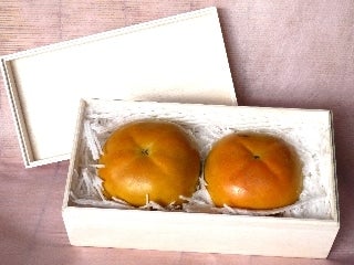 超大玉！【特選太秋柿秀品 木箱入り 】 2玉「太秋柿」5L以上 10/7頃