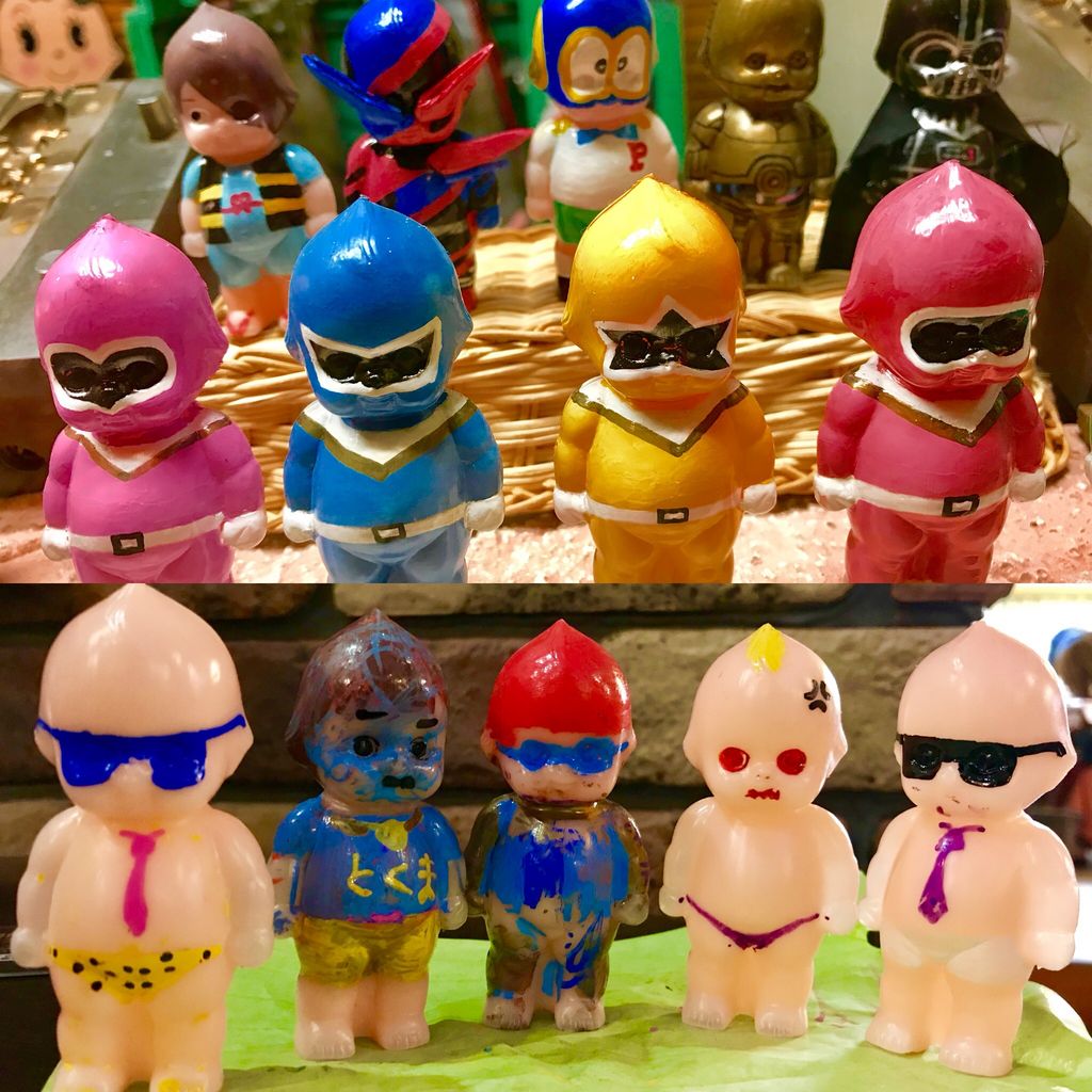 キューピーの絵付けに案外ハマった - 伊香保おもちゃと人形・自動車