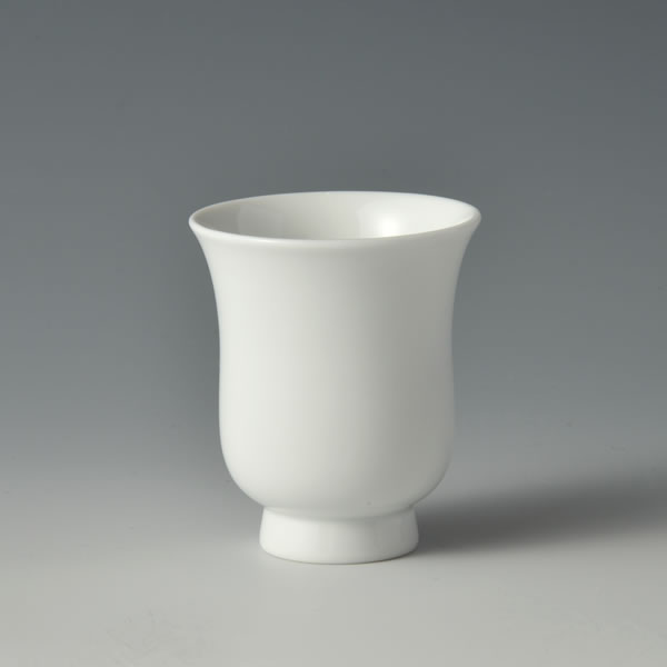 Japan Pottery Net / 白磁ぐい呑み B