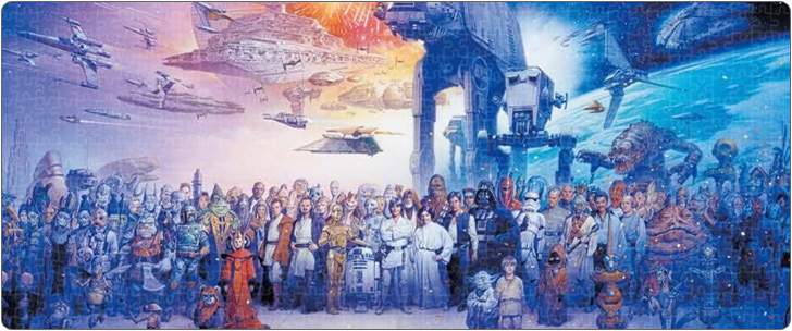 Tsuneo Sanda ステンドアートジグソーパズル スター・ウォーズ