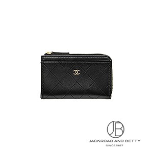 ジップ カードケース ブラック 黒[AP4917 B22099 94305] Card Case