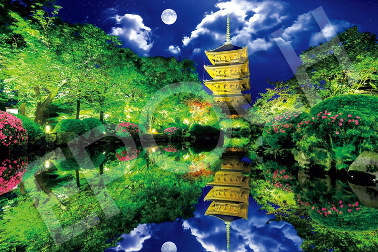 EPO-22-122s 風景 月映えの東寺-京都 2016ピース エポック社 の商品