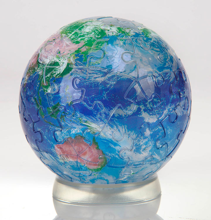 YAM-2003-510 球体パズル クリアEARTH 60ピース やのまん の商品詳細