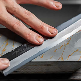 柄交換】黒檀八角 黒水牛銀巻柄 | 包丁通販なら明治33年創業の大阪 堺