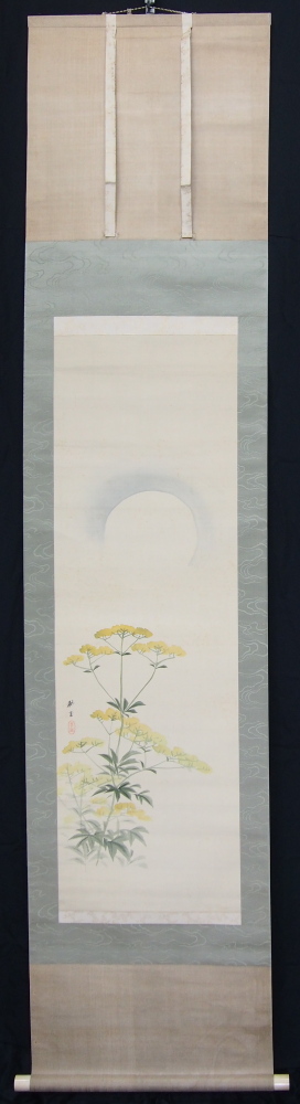 京都の掛軸専門店 古美術神宮堂 掛軸 彩色花鳥画