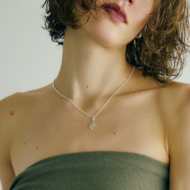 Nova vol.1】ボールチェーンコンビネックレス SV 50cm