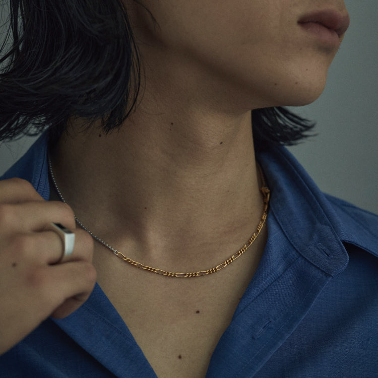 シェードコンビチェーンネックレス MIX