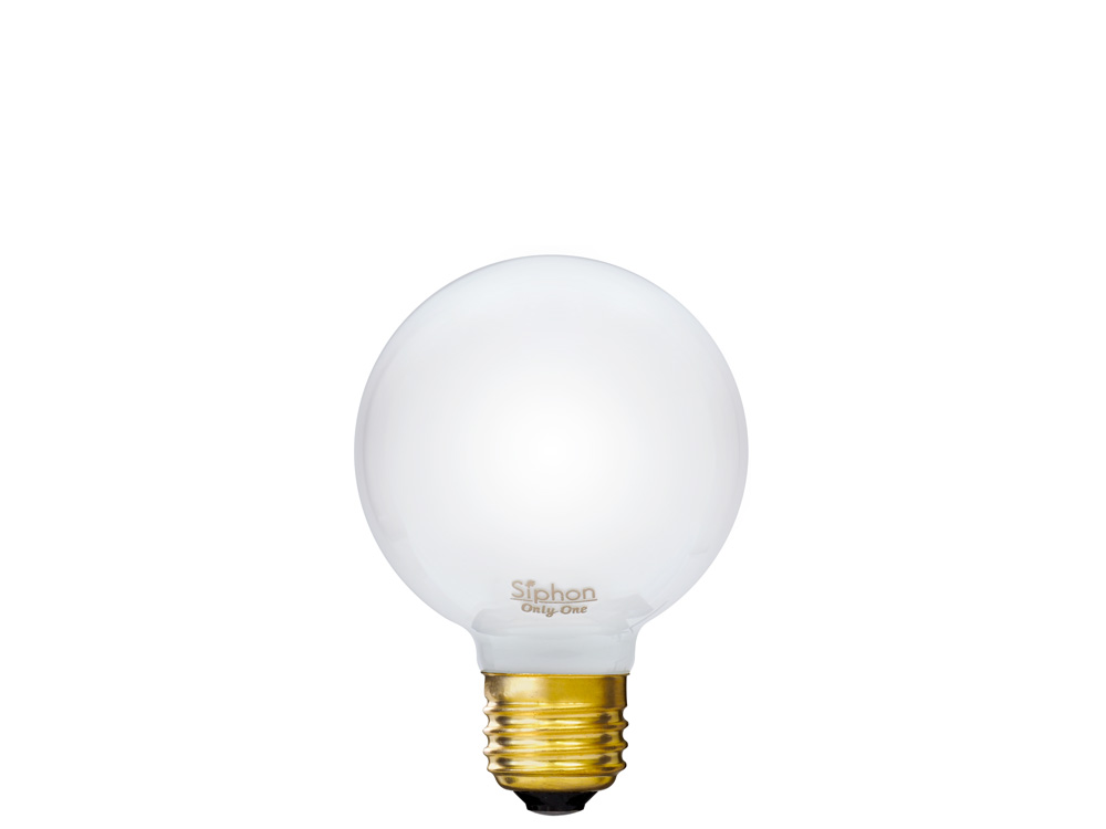 フィラメントLED電球「Siphon」 Ball70 LDF91 ホワイト Tミラー ボール