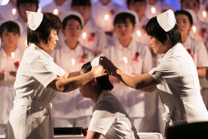 平成30年度 戴帽式（動画あり♪） | 大阪医療看護専門学校〜看護師を