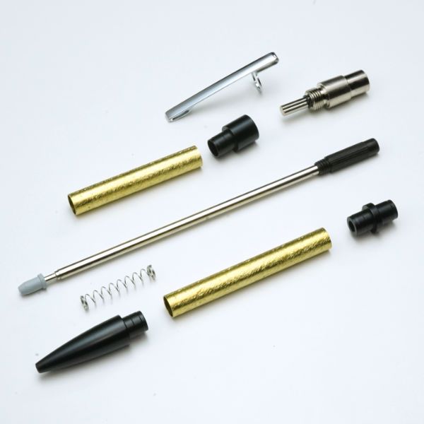 ◎ デュラクリック・スリム (ノック式ボールペン) ブラックアルマイト