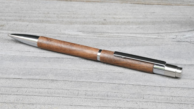 ◎ デュラクリック・スリム (ノック式ボールペン) クローム | つくる人