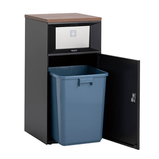 DS-189-551-8 テラモト トラッシュボックスFTタッチレス もえるゴミ用