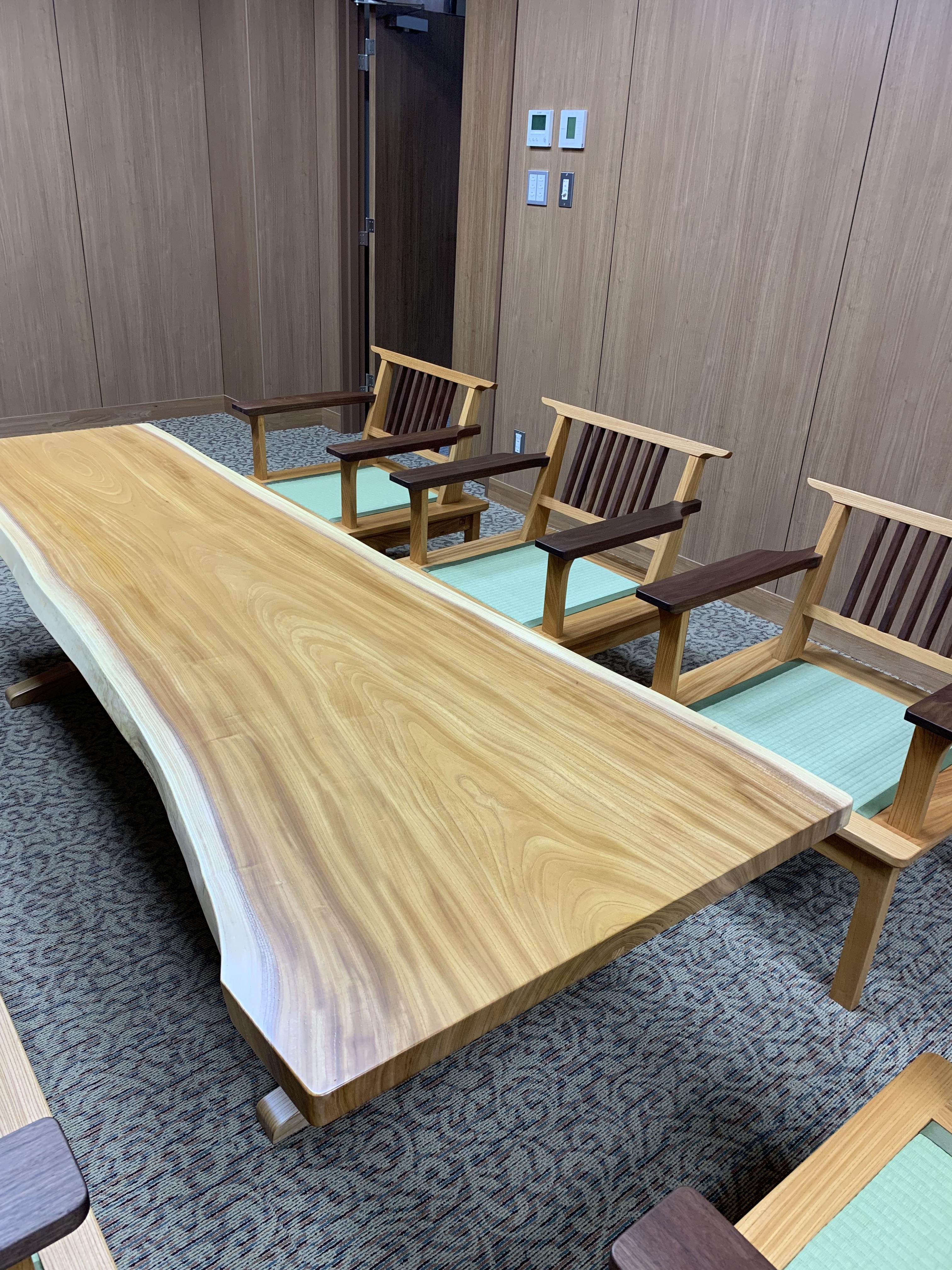 長南町新庁舎のたたみ応接セット:千葉の注文家具 オーダー家具 手作り