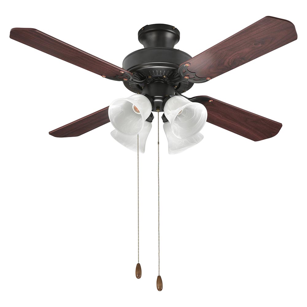 4灯シーリングファン 電球別売 [品番]06-3905｜株式会社オーム電機