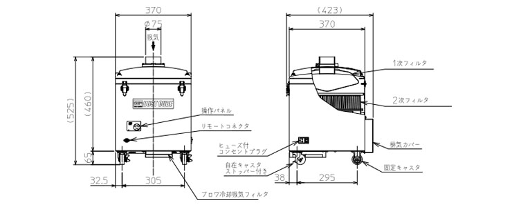 一般環境用 風量型 OSK-FB/OSK-B | クリーン機器 | オーム電機株式会社