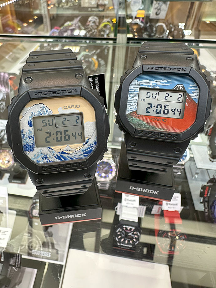 G-SHOCK】葛飾北斎限定モデル | 時計・宝石の大西｜ 帯屋町 ｜株式会社