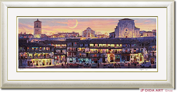 笹倉鉄平 マヨール広場 | 絵画など美術品の販売と買取 | 東京・銀座