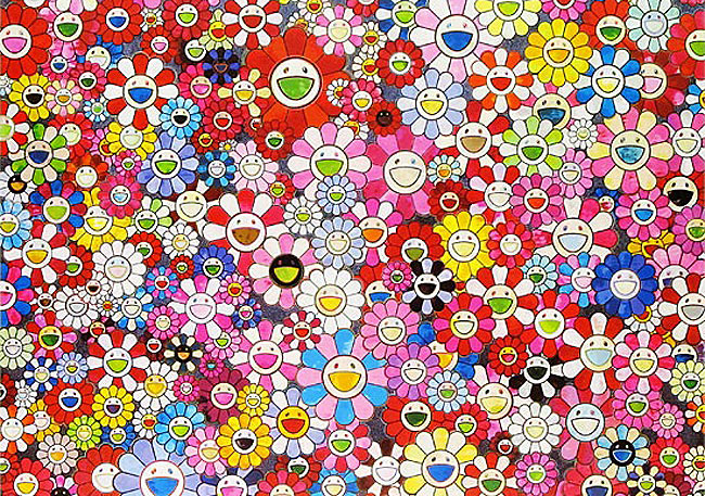 村上隆 シャングリラ・ピンク | 絵画など美術品の販売と買取 | 東京