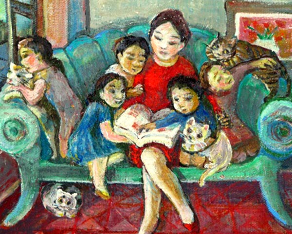 遠藤彰子 家族 | 絵画など美術品の販売と買取 | 東京・銀座 おいだ美術