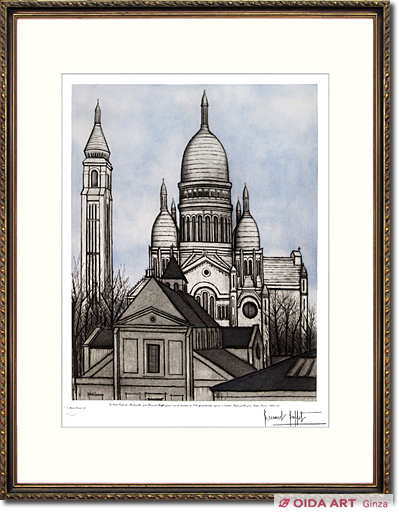 ベルナール・ビュッフェ サクレクール寺院(マギー版) | 絵画など美術品