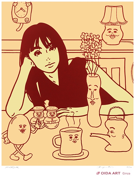 KYNE 緒方数馬 NONCHELEEE シルクスクリーン onair