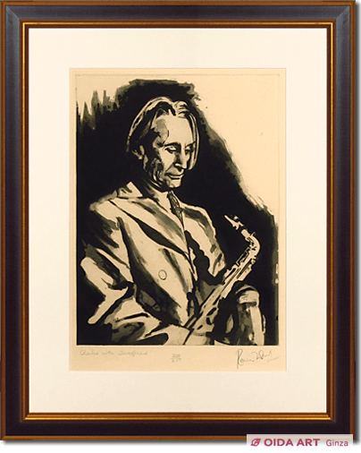 ロン・ウッド チャーリー ウィズ サキソフォン | 絵画など美術品の販売