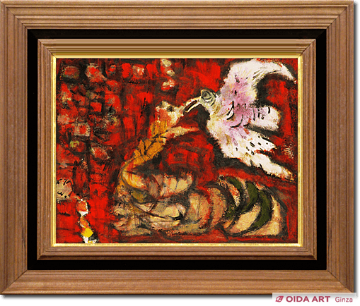 脇田和 草の中の鳥 | 絵画など美術品の販売と買取 | 東京・銀座 おいだ美術