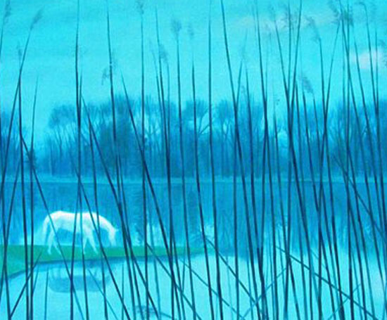 東山魁夷 水辺の朝(新復刻画) | 絵画など美術品の販売と買取 | 東京