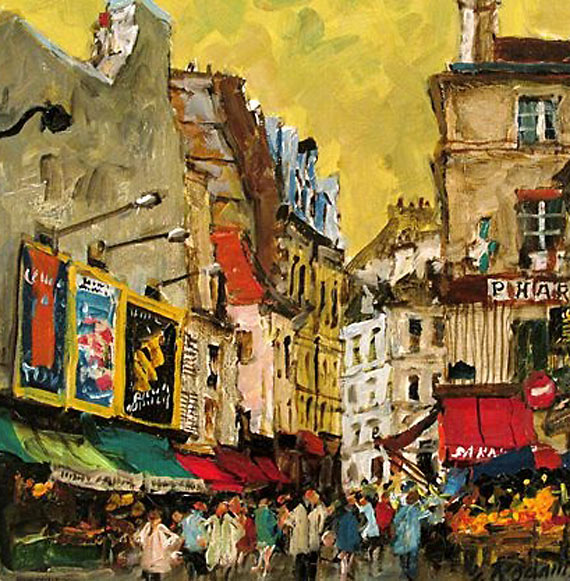 児玉幸雄 パリー風景 | 絵画など美術品の販売と買取 | 東京・銀座 おい