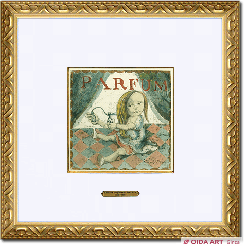 藤田嗣治 四十雀 “香水” | 絵画など美術品の販売と買取 | 東京・銀座