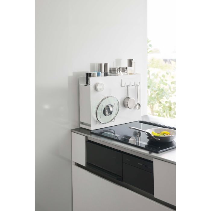 Yamazaki 隠せる調味料ラック タワー ホワイト(6003)