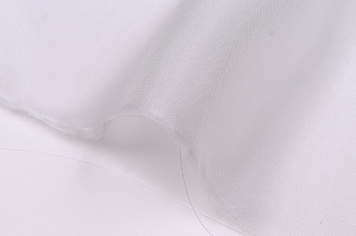 生地 スーパーソフトオーガンジー（5540） KW.白 オカダヤ(okadaya) 布