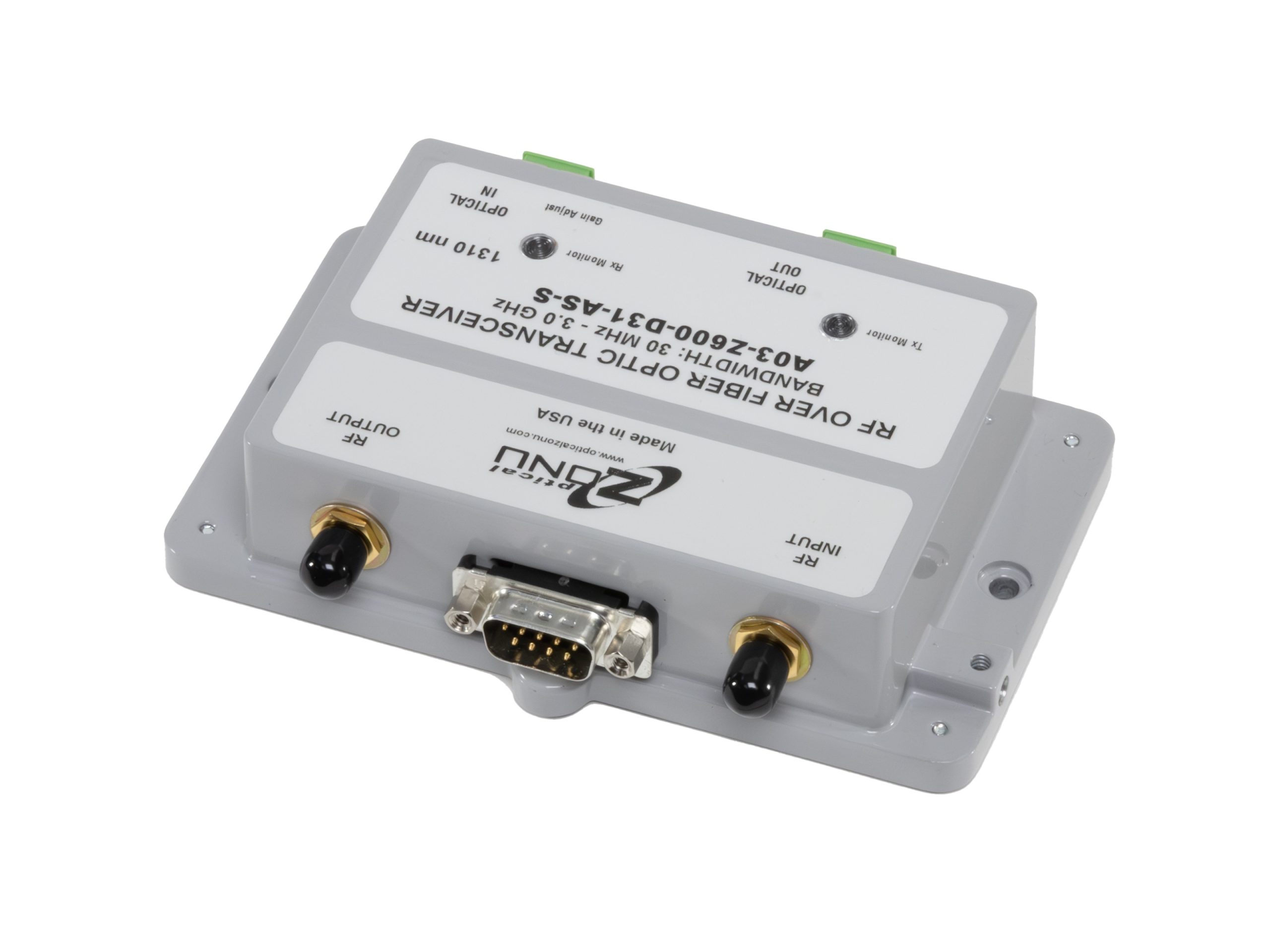 Dual Tx or Rx - Optical Zonu Corporation