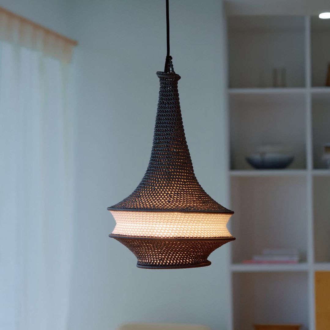 モロッコ・ニットランプ Kroush／バイカラー｜ペンダントランプ