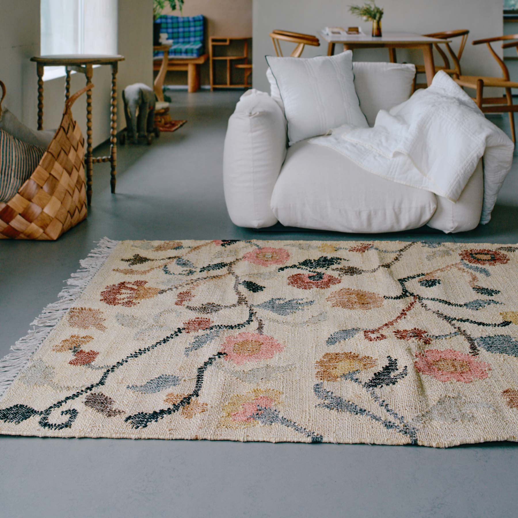 アート・ジュートラグ 140×200cm（別注）｜ラグ｜オルネ ド フォイユ